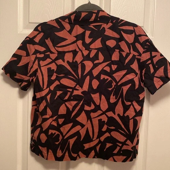 A New Day Brown/Black Button Down Shirt… - Picture 2 of 6